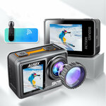 Strex Action Camera 4K 24MP - 60FPS / 30M Waterdicht / WiFi - Inclusief 20 accessoires - Actiecamera - Onderwatercamera