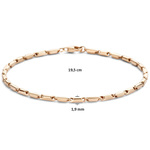 Armband Staafjes rosegoud 1,9 mm 19,5 cm