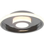 LED Plafondlamp - Badkamerlamp - Aigi Cely - 24W - Helder/Koud Wit 6500K - IP54 Vochtbestendig - Opbouw - Rond - Mat Wit - Aluminium