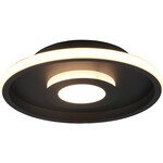 LED Plafondlamp - Badkamerlamp - Aigi Cely - 18W - Helder/Koud Wit 6500K - IP54 Vochtbestendig - Opbouw - Rond - Mat Wit - Aluminium