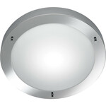 LED Plafondlamp - Badkamerlamp - Trion Camiro - Opbouw Rond - Waterdicht IP54 - E27 Fitting - Mat Antraciet - Kunststof