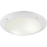 LED Plafondlamp - Badkamerlamp - Artony - 15W - Helder/Koud Wit 6400K - Waterdicht IP65 - Opbouw - Rond - Zwart