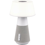 LED Tafellamp met Zonne-energie - Trion DeeJay - 4W - Bluetooth Luidspreker - Aanpasbare Kleur - Rond - Mat Antraciet - Kunststof