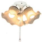 CasaFan 15Z CH FLACHER ZYLINDER Lamp voor plafondventilator Opaalglas (mat)