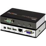ATEN CE620-AT-G DVI, USB, RS232, Audio-Line-out, Microfoonaansluiting Extender (verlenging) via netwerkkabel RJ45 100 m