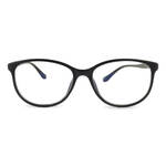 Computerbril Blueberry XL zwart +1.00