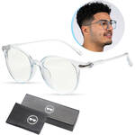 LC Eyewear Computerbril - Blauw Licht Bril - Blue Light Glasses - Beeldschermbril - Unisex - Transparant Blauw