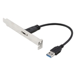 Super USB 3.0 Snelheid vrouwtje Type A naar USB 3.0 Micro-B mannetje Adapter (blauw)