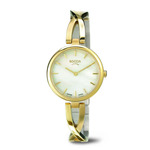 Boccia 3239-03 Horloge titanium goudkleurig-parelmoer 28 mm