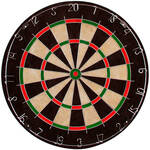 Bulls Classic dartbord set met 2 sets dartpijlen 23 grams - Dartborden