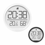 Elektronische Hygrometer Wekker Vouwbeugel LED Display Temperatuur Wand Bureauklok Voor Woonkamer Keuken Huisdecoratie