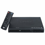 LENCO DVP-939 - 2x9" Portable DVD speler met USB,SD, ingebouwde batterij- Zwart