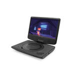 Denver MTW-1098 Draagbare DVD-speler 25.4 cm 10 inch Energielabel: D (A - G) Werkt op een accu, Incl. 12 V auto-aansluitkabel, Incl. tweede beeldscherm Zwart