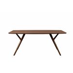 Wood4you - New England combideal Eettafel + Bankje - 180/90 cm - 180/90 cm Antraciet - Eettafels