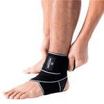 Bauerfeind Sports Ankle Support Enkelbrace - XXL - Links - Roze