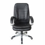 tectake - Luxe directie bureaustoel van wit kunstleer - 404390