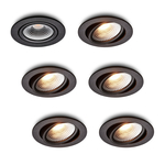 Complete LED-spot Merati RVS GU10 dimbaar 4.2 Watt