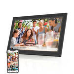 Zedar F600 Digitale fotolijst met WiFi en Frameo App - 10.1 inch - HD+ -IPS Display - Zwart - Micro SD - Touchscreen
