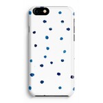 Blauwe stippen: Volledig Geprint iPhone 7 Plus Hoesje