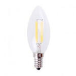 LED E14 Kaarslamp - Filament 4W - 2500K - 440 Lm