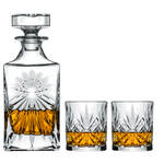 Whisiskey Whiskey Karaf - Luxe Whisky Karaf Set Zeilschip - 1L - Decanteer Karaf - Incl. Accessoires