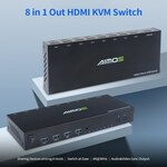 StarTech 4-poorts PS/2 KVM switch set met kabels