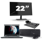 Lenovo ThinkPad L460 - Intel Celeron 3955U - 14 inch - 8GB RAM - 240GB SSD - Windows 11 + 1x 23 inch Monitor