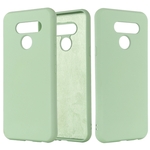 Voor LG K50 Solid Color Liquid Silicon siliconen schokbestendige volledige dekking beschermhoes (Groen)