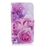 Rose patroon horizontale Flip lederen case voor LG V40 ThinQ met houder & kaartsleuven & portemonnee