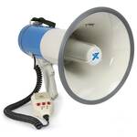 Vonyx megafoon MEG050 met sirene, batterijen en afneembare microfoon -