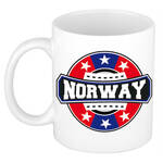 Norway / Noorwegen logo supporters mok / beker 300 ml - feest mokken