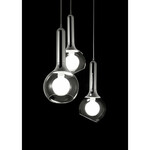 LED Hanglamp - Hangverlichting - Trion Levino - E14 Fitting - Warm Wit 3000K - 3-lichts - Rechthoek - Mat Nikkel -