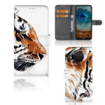 Hoesje Nokia X10 | Nokia X20 Watercolor Tiger