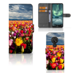 Hoesje voor Nokia 7.2 | Nokia 6.2 Dark Flowers