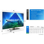 ML-Design TV lowboard wit, 120x51x35 cm, gemaakt van MDF spaanplaat