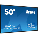 iiyama ProLite T4362AS-B1 public display 4K UHD, HDMI, USB, Touch, LAN