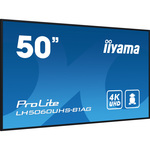 iiyama Prolite TF4939UHSC-B1AG public display Touch, VGA, HDMI, DisplayPort, Audio