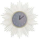 Retro houten ronde ' Single-sided Gear Clock Wandklok nummer Diameter: 50cm (goud)