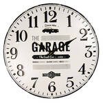 Retro houten ronde ' Single-sided Gear Clock Rome Wandklok nummer Diameter: 40cm (goud)