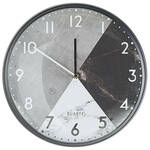 80cm Retro Living Room Iron Round Roman Numeral Mute Decorative Wall Clock (Zwart)