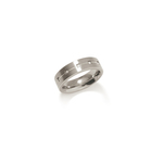Boccia 0126-0152 Ring Titanium Zilverkleurig Maat 52