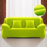 Pluche stof sofa cover dikke zachte bank elastische sofa covers niet omvatten kussensloop specificatie: 1 seat 90-140cm (zwart)