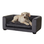 Pluche stof sofa cover dikke zachte bank elastische sofa covers niet omvatten kussensloop specificatie: 1 seat 90-140cm (grijs)