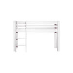 MOJO Stapelbed schuine ladder White Wash 90 x 200 cm - inclusief montage