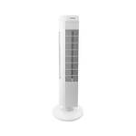 Ventilator - Aigi Bensy - 45W - Torenventilator - Timer - Staand - Rond - Zwart - Kunststof