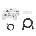 Data Frog 4GB 3000 Games USB Wireless TV Game Console FC SFC Retro Video Game-speler Draagbare Retro Game Stick HD Outpu