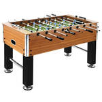 Cougar Scorpion Kick voetbaltafel opklapbaar in Eiken optiek Tafelvoetbal tafel incl. 2 ballen en scoreteller