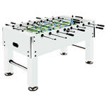 Cougar Scorpion Kick voetbaltafel opklapbaar in wit Tafelvoetbal tafel incl. 2 ballen en scoreteller