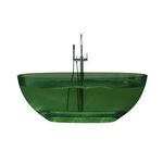Best-Design Color "Transpa-Emerald" vrijstaand bad 170 x 78 x 56 cm