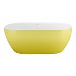 Best-Design Friday-Yellow-Bicolor vrijstaand bad 178x78x60 cm